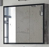 Зеркало-шкаф Corozo Айрон 90 черный/антик SD-00000282