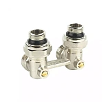 Узел нижнего подключения для двухтр Ду 15 Ру10 1/2"x3/4"ЕК угловой Ogint