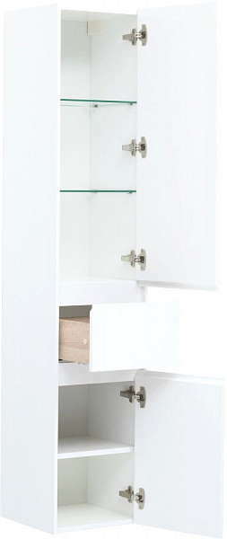 Шкаф-пенал для ванной Aquanet Бруклин 35 белый 00203966