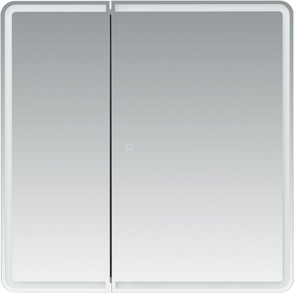 Зеркало-шкаф Aquanet Оптима 80 с LED подсветкой 00311862