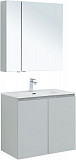 Мебель для ванной Aquanet Алвита New 80 2 дверцы, серый 00274210