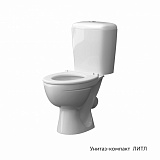 Унитаз-компакт ДЕТСКИЙ "ЛИТЛ", к/в, 1-реж, сид. ПП (КЕРАМИН)