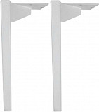 Ножки для мебели Aquanet Nova белый, 2 шт 00243730