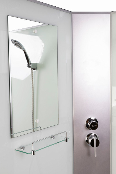 Душ.каб. NG-2310-14LBKTG (1200х800х2100-2400) высокий поддон(40см) стекло МАТОВОЕ 4 места