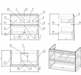 Тумба под раковину Cersanit Moduo 80 см  SB-SZ-MOD-MO80/Wh