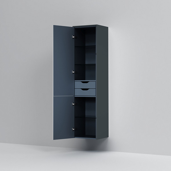 M50ACHX0406GM Inspire V2.0, шкаф-колонна, универсальный, подвесной, 40 см, push-to-open, графит мато