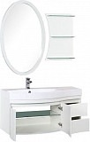Мебель для ванной Aquanet Опера 115 L белый (2 дверцы 2 ящика) 00169414