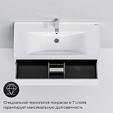 M85AFHX1002WG X-Joy, База под раковину, подвесная, 100 см, 2 ящика, белый глянец