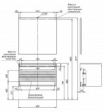 Мебель для ванной Aquanet Lino 90 Дуб Веллингтон 00271958
