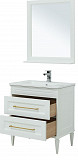 Мебель для ванной Aquanet Бостон М 80 белый (ручки золото, раковина Бостон) 00281193