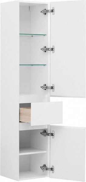 Шкаф-пенал для ванной Aquanet Йорк 35 белый 00202095