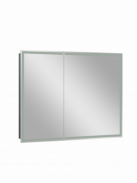 Зеркало-шкаф Континент "Allure Led" 1000х800 с датчиком движения, розеткой