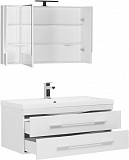 Комплект мебели для ванной Aquanet Нота NEW 100 белый (камерино) 00230303