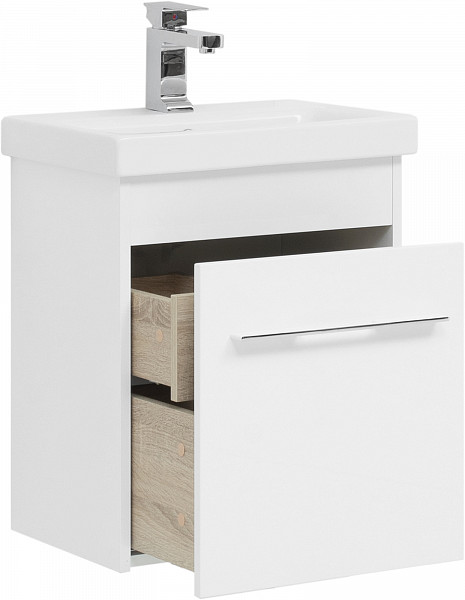 Мебель для ванной Aquanet Августа 50 (Moduo Slim) белый 00254067