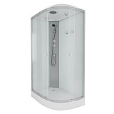 Душ.каб. NG-4312-14L (1200х800х2150) низкий поддон(13см) стекло МАТОВОЕ 3 места