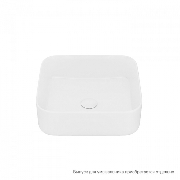 Белый глянцевый умывальник накладной, Bridge, IDDIS, BRIWS04i27