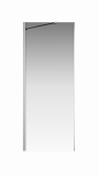 Боковая перегородка Creto Nota 122-SP-800-C-CH-6 стекло прозрачное EASY CLEAN профиль хром, 80х200 см