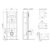 IS30251.801701 Инсталл с клав Start S хром глянц с подв унит Like FlashClean с сид м/лифт