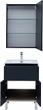 Мебель для ванной Aquanet Алвита New 60 1 ящик, 2 дверцы, антрацит 00274532
