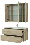Мебель для ванной Aquanet Алвита New 100 2 ящика, дуб веллингтон белый 00274203