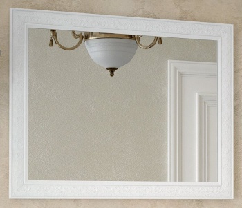 Зеркало Corozo Классика 105 белое SD-00000268
