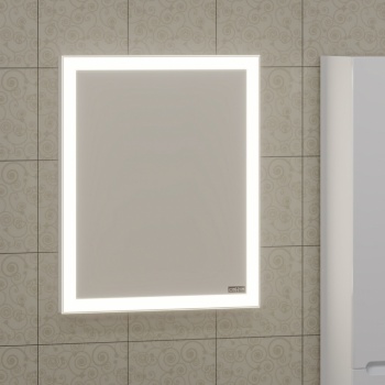 Зеркало для ванной Марс 70 с LED-подсветкой Санта 900502