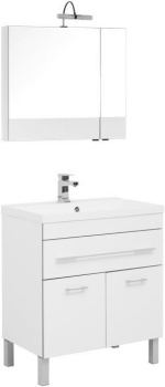 Мебель для ванной Aquanet Верона NEW 75 белый (напольный 1 ящик 2 дверцы) 00231034