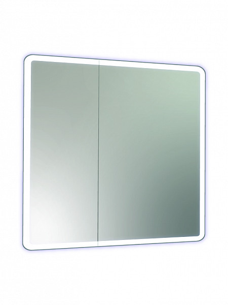 Зеркало-шкаф Континент "Emotion LED" 800х800 с датчиком движения