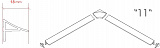 Универсальная декоративная планка "11" (18/2000 мм.) XB462000001