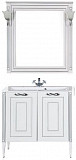 Мебель для ванной Aquanet Паола 90 белый/серебро (литьевой мрамор) 00182133