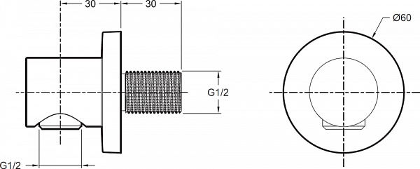 Душевой комплект Jacob Delafon Modulo E30759-CP