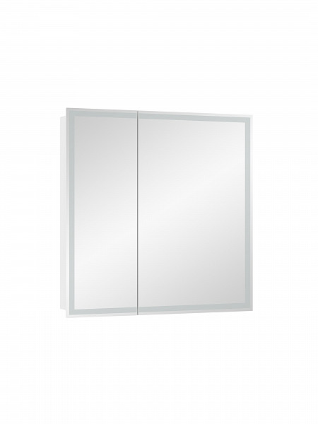 Зеркало-шкаф Континент"Allure Led" 800х800 с датчиком движения, розеткой