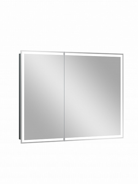 Зеркало-шкаф Континент "Allure Led" 1000х800 с датчиком движения, розеткой